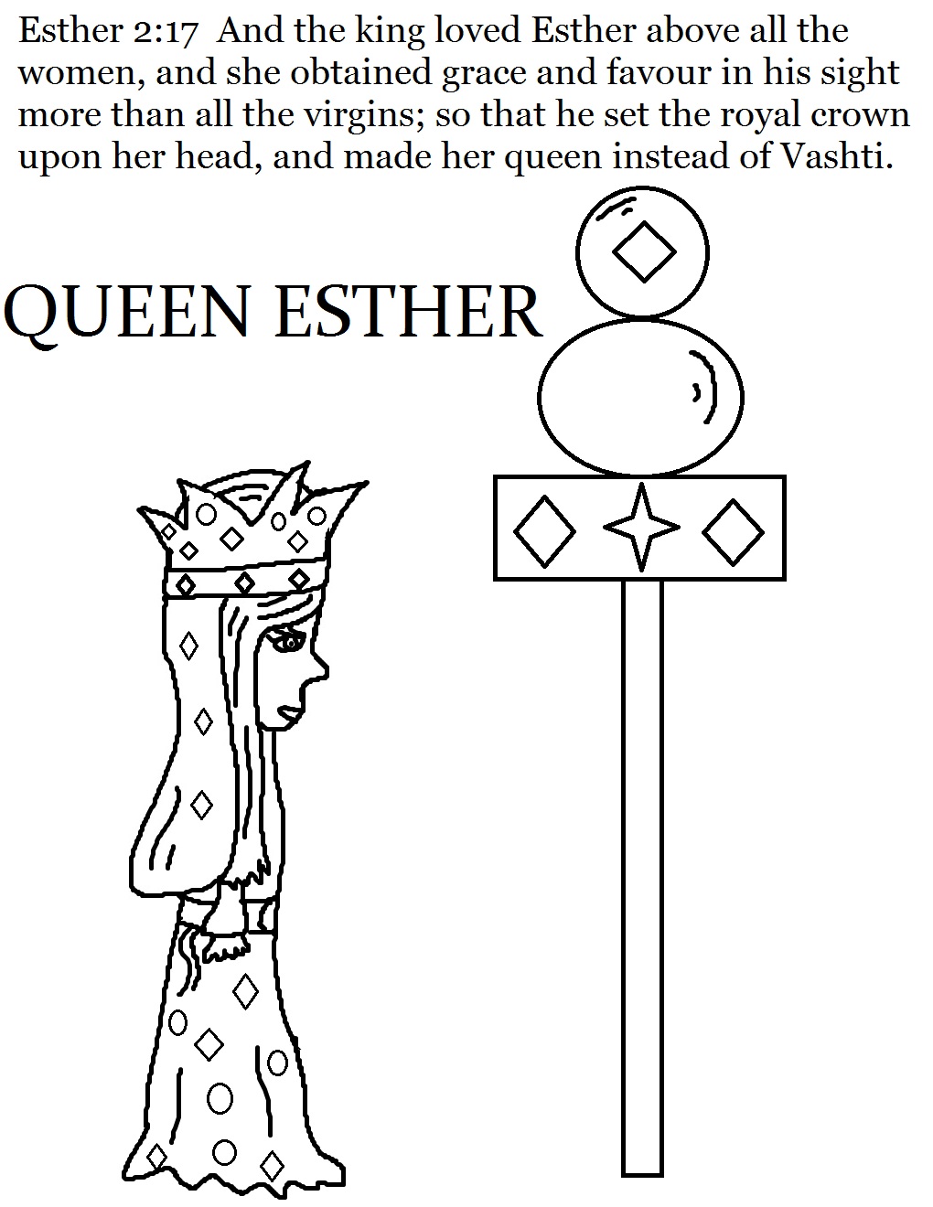 gambar-queen-esther-sunday-school-lesson-coloring-page-princess-pages